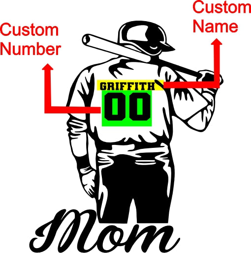 CUSTOM BASEBALL PLAYER MOM TUMBLER - Stack Life Customs