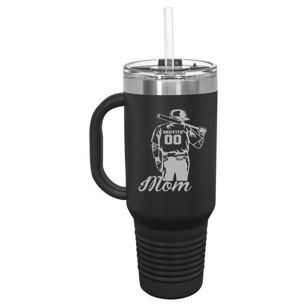 CUSTOM BASEBALL PLAYER MOM TUMBLER - Stack Life Customs